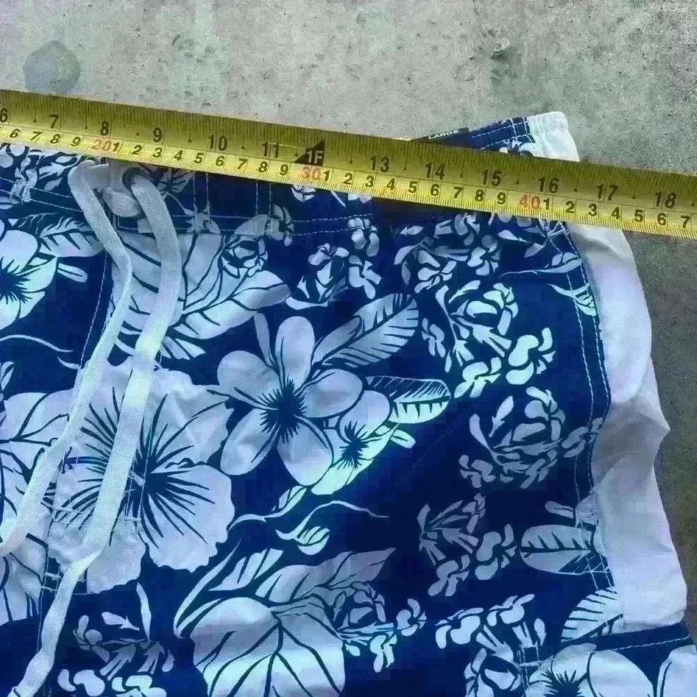 RoundTree & York Hawaiian Style Mens Swim Trunks Large - Picture 8 of 14